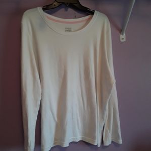 White Long Sleeve Tee